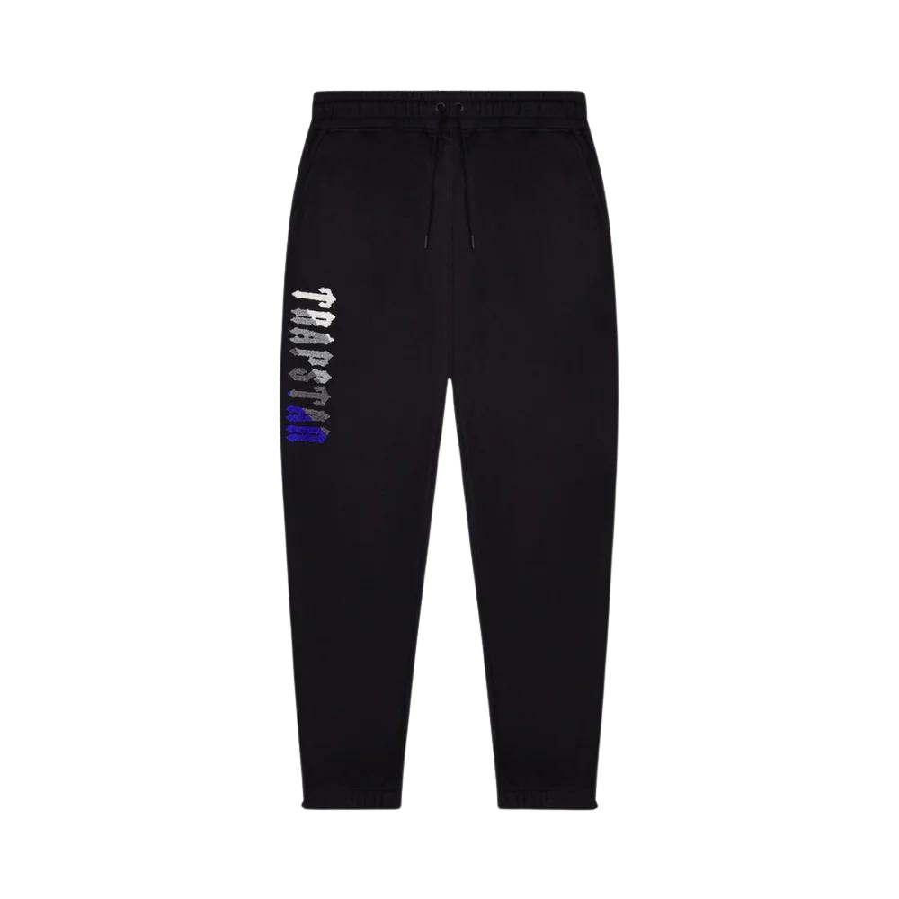 Trapstar Chenille Decoded 2.0 Hooded Tracksuit - Black/Blue