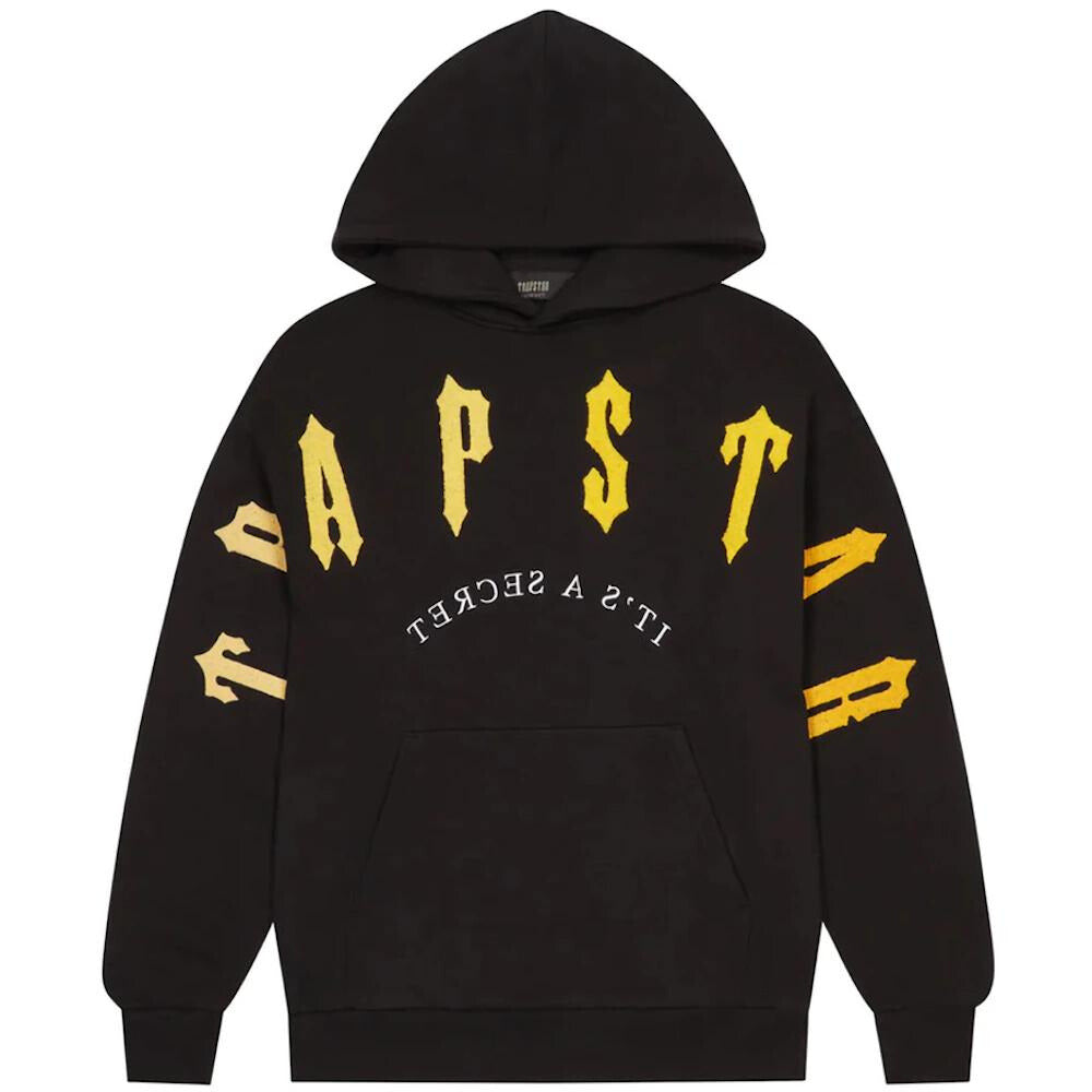 Trapstar Arch Chenille 2.0 Tracksuit - Black/Yellow