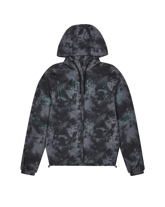 Trapstar Pigment Irongate Windbreaker - Black / Teal