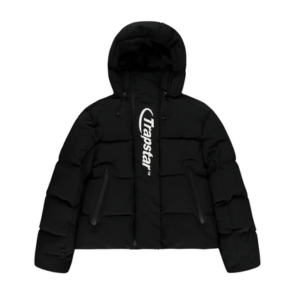 Trapstar Hyperdrive Technical Puffer - Black/White