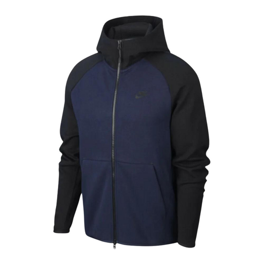 Nike Tech Fleece Hoodie - Black & Navy (Old Season)