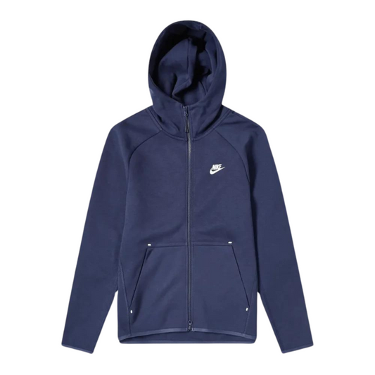 Nike Tech Fleece Hoodie - Navy (2nd Gen)