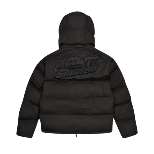 Trapstar Shooters Hooded Puffer - Blackout / Reflectife