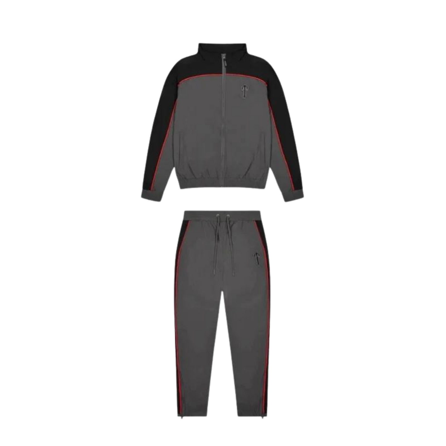 Trapstar Irongate Nylon Shellsuit Grey Infrared