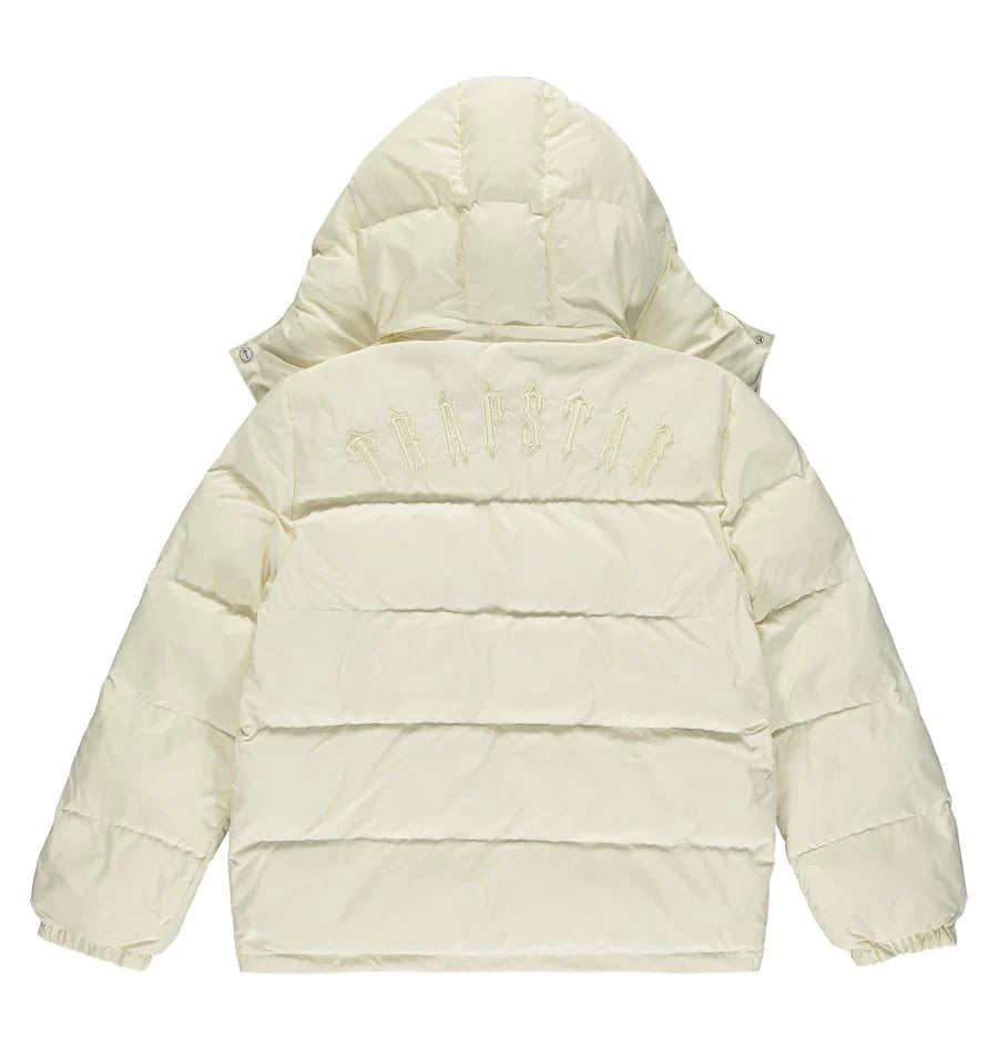 Trapstar Irongate Puffer Jacket Hood - Cream