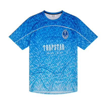 Trapstar T Monogram Football Jersey - Blue Gradient