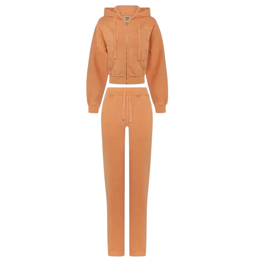 Trapstar Women's Irongate Tracksuit - Washed/Orange