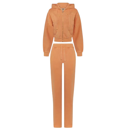 Trapstar Women's Irongate Tracksuit - Washed/Orange