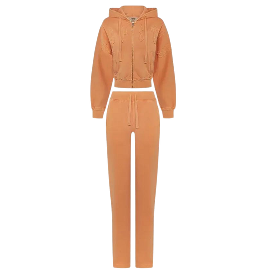 Trapstar Women's Irongate Tracksuit - Washed/Orange