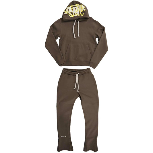 Syna Logo Tracksuit-Brown