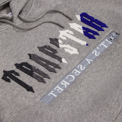 Trapstar Chenille Decoded 2.0 Hooded Tracksuit - Grey / Blue