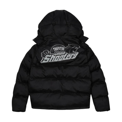 Trapstar Shooters Hooded Puffer - Black / Reflective