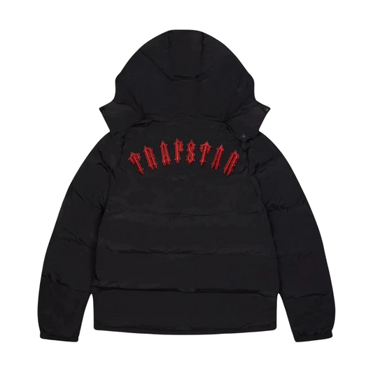 Trapstar Irongate Bomber Jacket - Black/Infrared