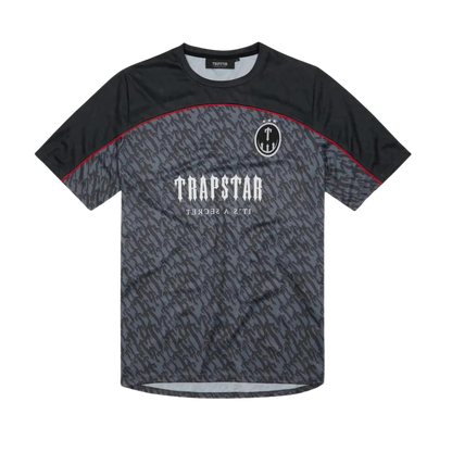 Trapstar T Monogram Football Jersey - Grey/Red