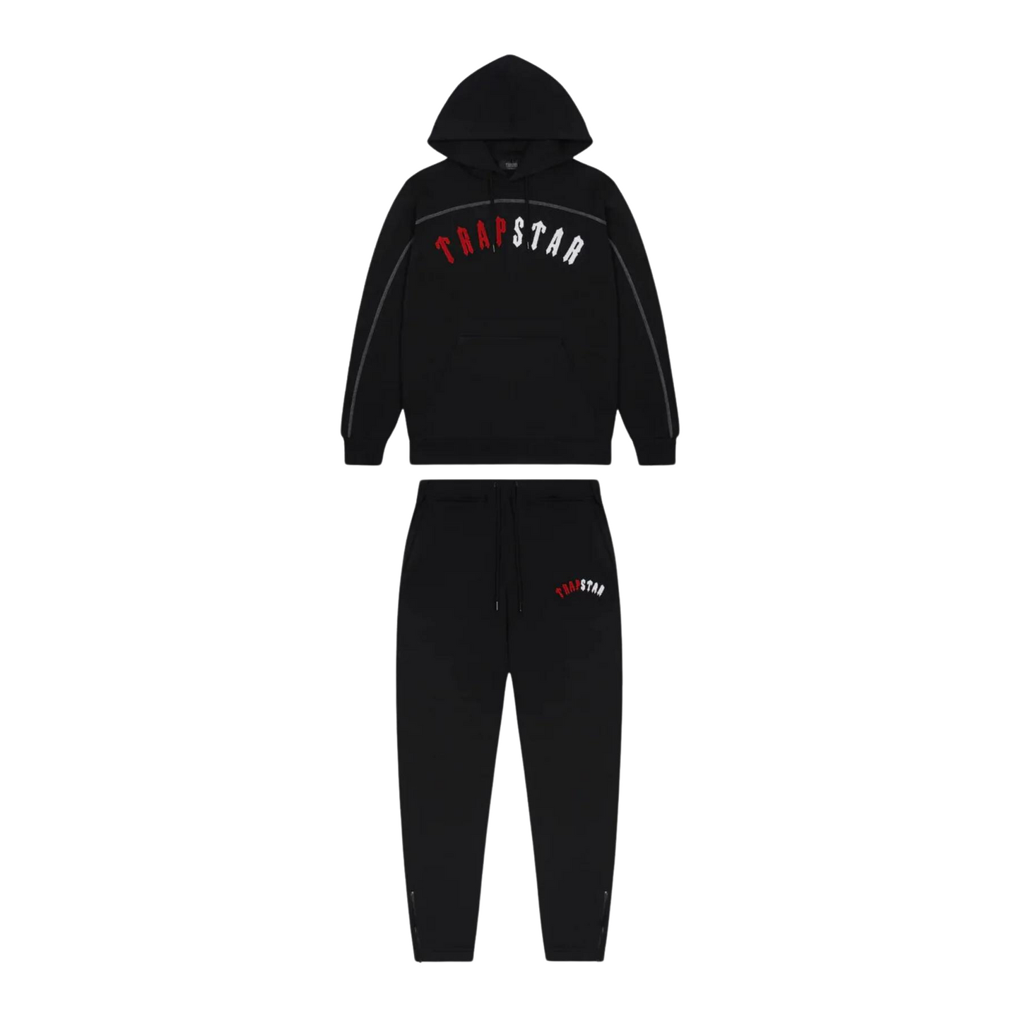 Trapstar Irongate Arch Chenille Hooded Tracksuit - Infrared Edition