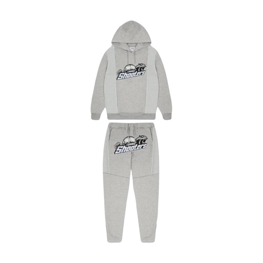 Trapstar Shooters Tracksuit 2.0 - Grey/Sky Blue