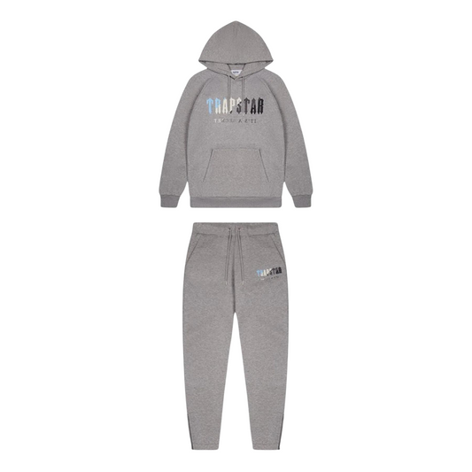 Trapstar Chenille Decoded Tracksuit - Ice Grey