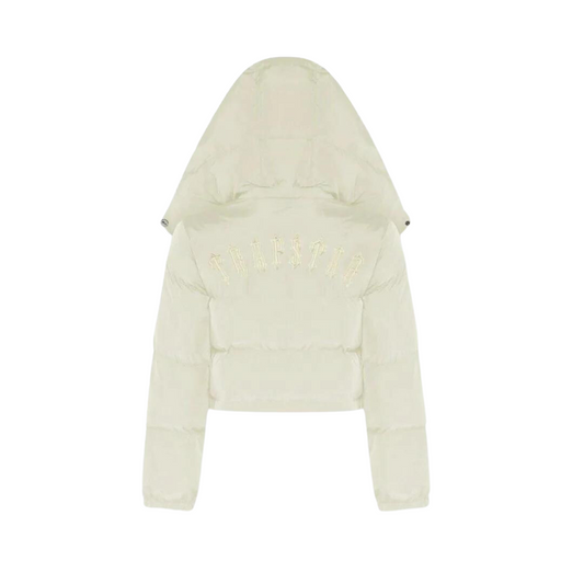 Trapstar Women's Irongate Hooded Jacket - Cream