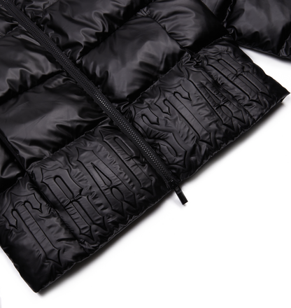 Irongate Embossed Puffer - Matt Black