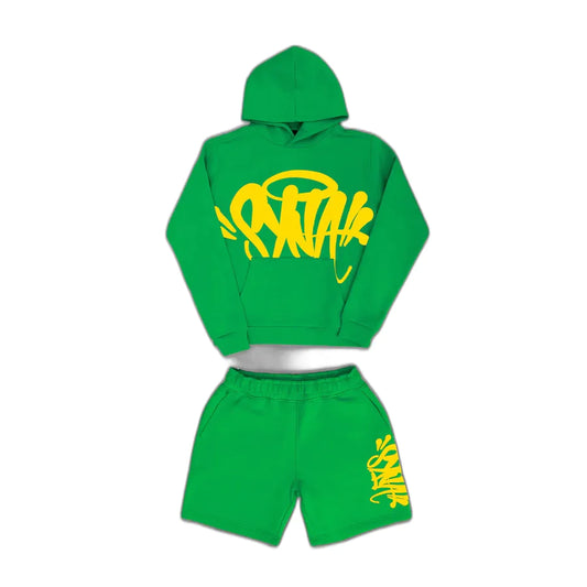 Team Syna Hood Twinset Green