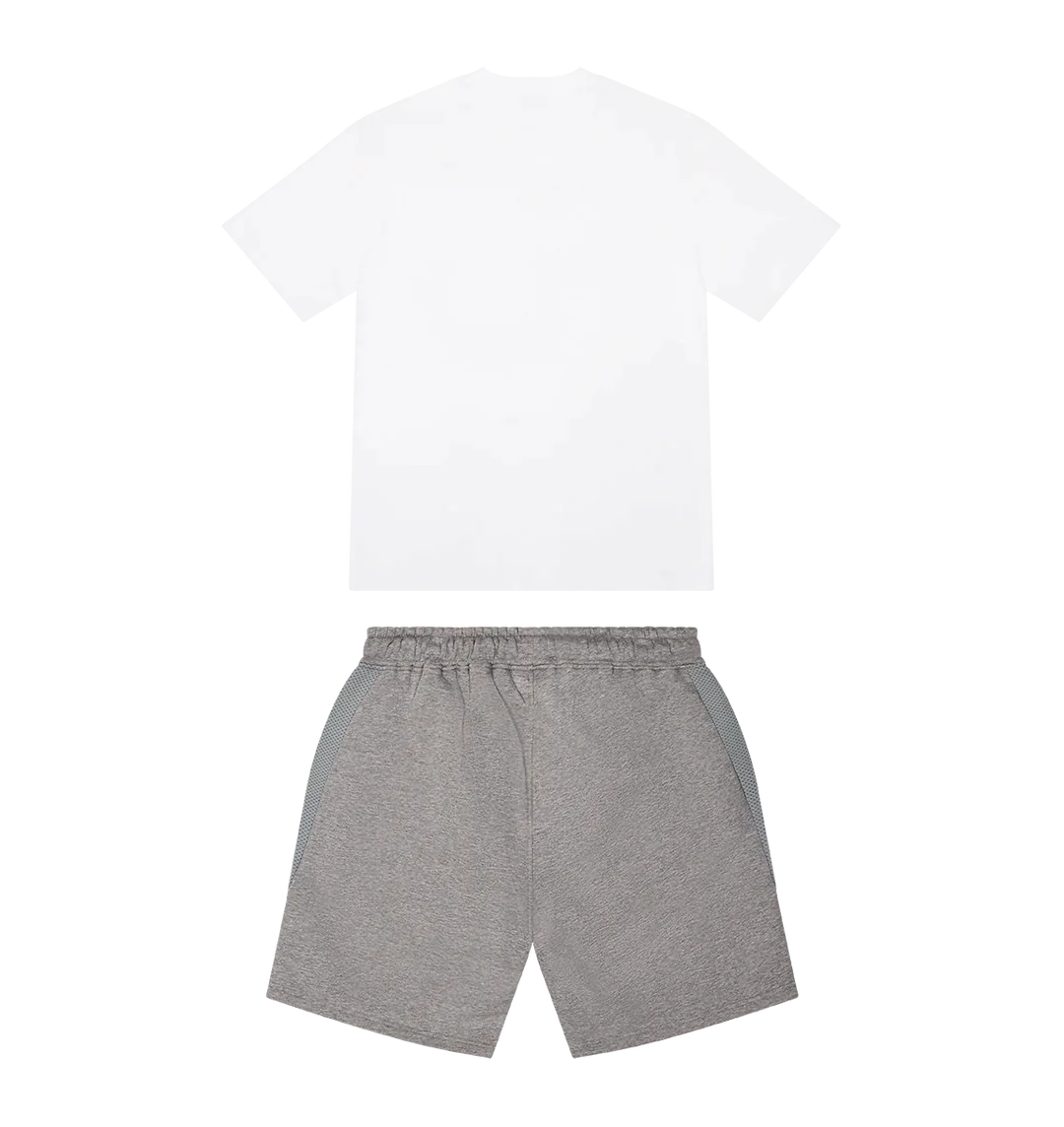 Trapstar Shooters Short Set - White/Grey/Red