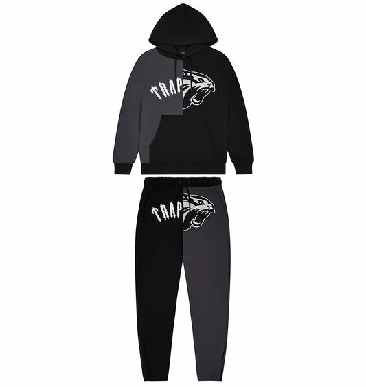Trapstar London Arch Shooters Hoodie Tracksuit – Black