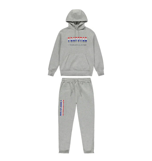 Trapstar Chenille Decoded 2.0 Hooded Tracksuit - Grey Revoultion Edition