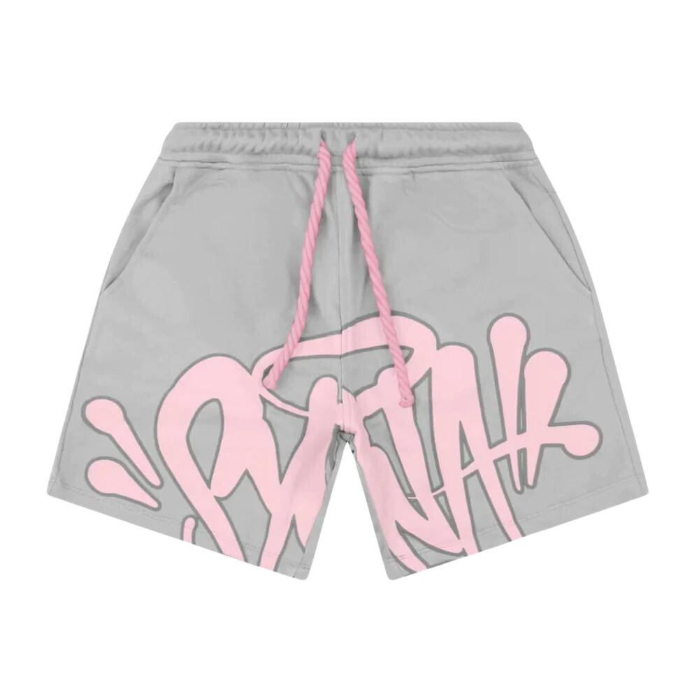 Syna T-shirt & Shorts Logo Set – Pink Powder