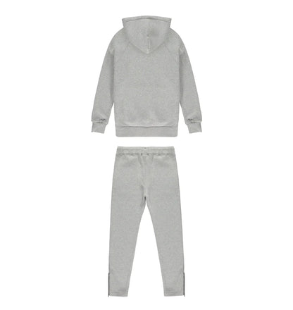 Trapstar Chenille Decoded Hooded Tracksuit - Grey Revolution Edition