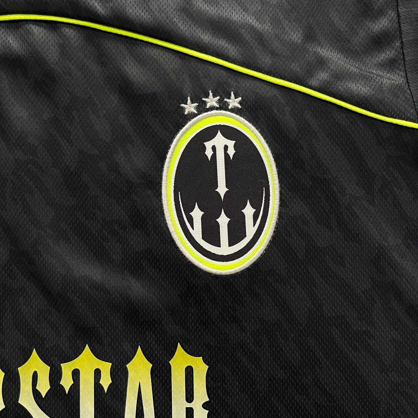 Trapstar T Football Jersey - Black/Lime