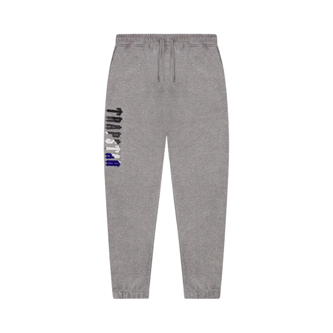 Trapstar Chenille Decoded 2.0 Hooded Tracksuit - Grey / Blue