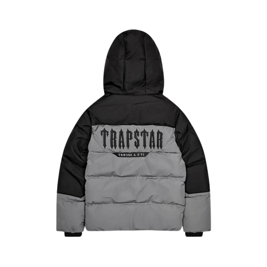 Trapstar Decoded AW23 Puffer - Black/Grey