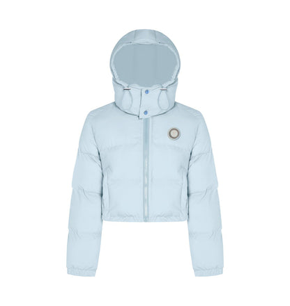 Trapstar Women's Irongate Hooded Jacket - Ice Blue