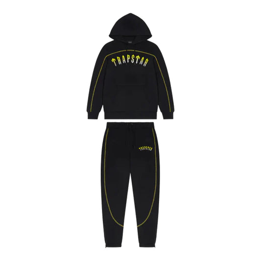 Trapstar X Central Cee Tracksuit -  Black/Yellow