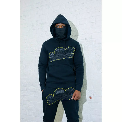 Trapstar Shooters Hooded Tracksuit - Black/Lime