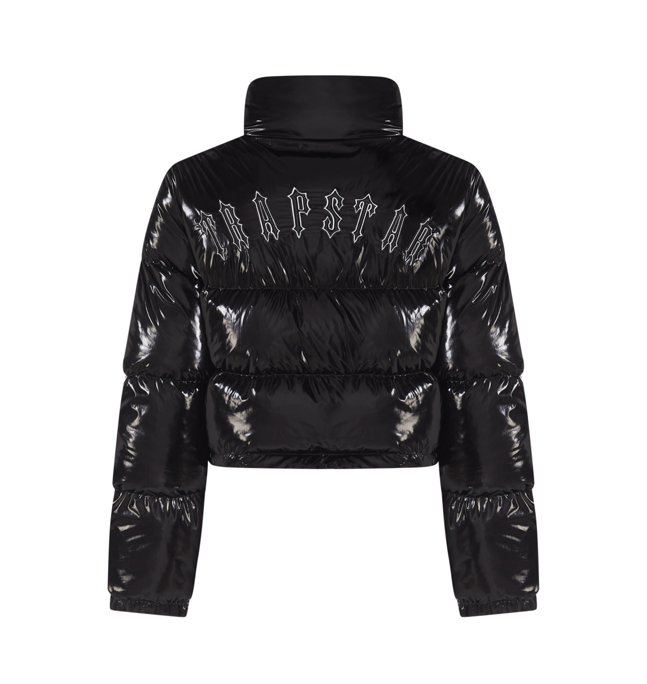 Trapstar Women's Irongate Hooded Jacket - Shiny Black