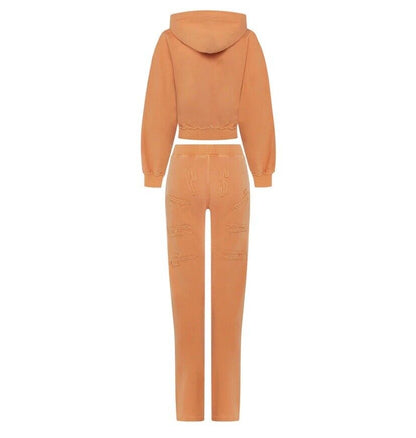 Trapstar Women's Irongate Tracksuit - Washed/Orange