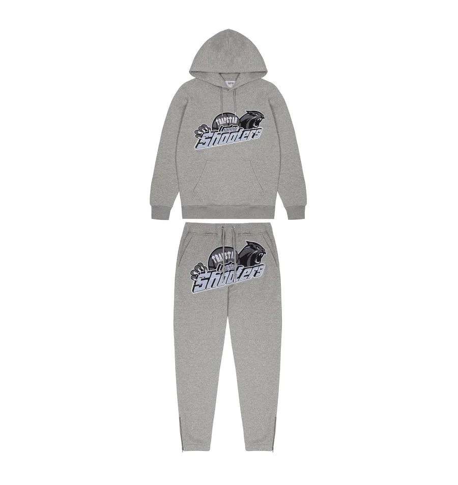 Trapstar Shooters Tracksuit - Grey/Sky Blue