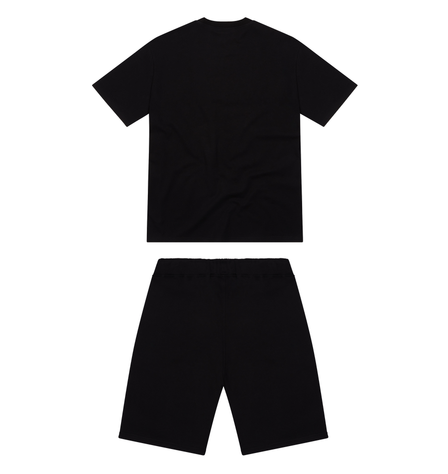 Trapstar Chenille Decoded Short Set - Black Ice Flavours 2.0 Edition