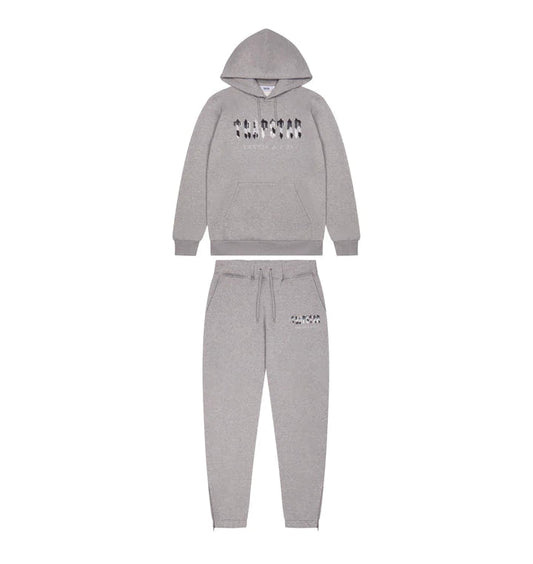 Trapstar Chenille Decoded Tracksuit - Grey/White Camo