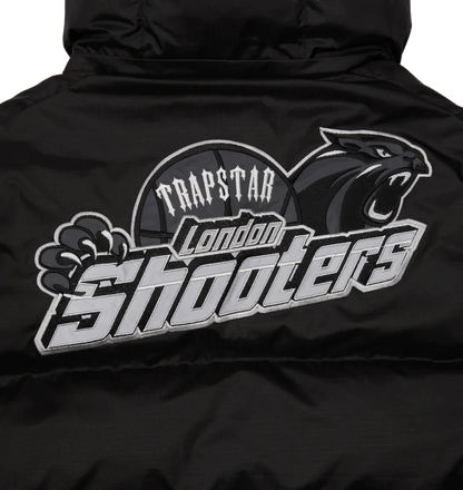 Trapstar Shooters Hooded Puffer - Black / Reflective