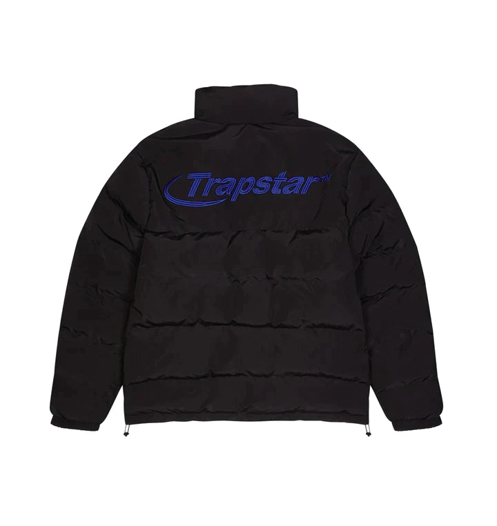 Trapstar Hyperdrive Puffer Jacket (Black/Blue)