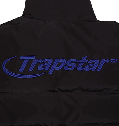 Trapstar Hyperdrive Puffer Jacket (Black/Blue)