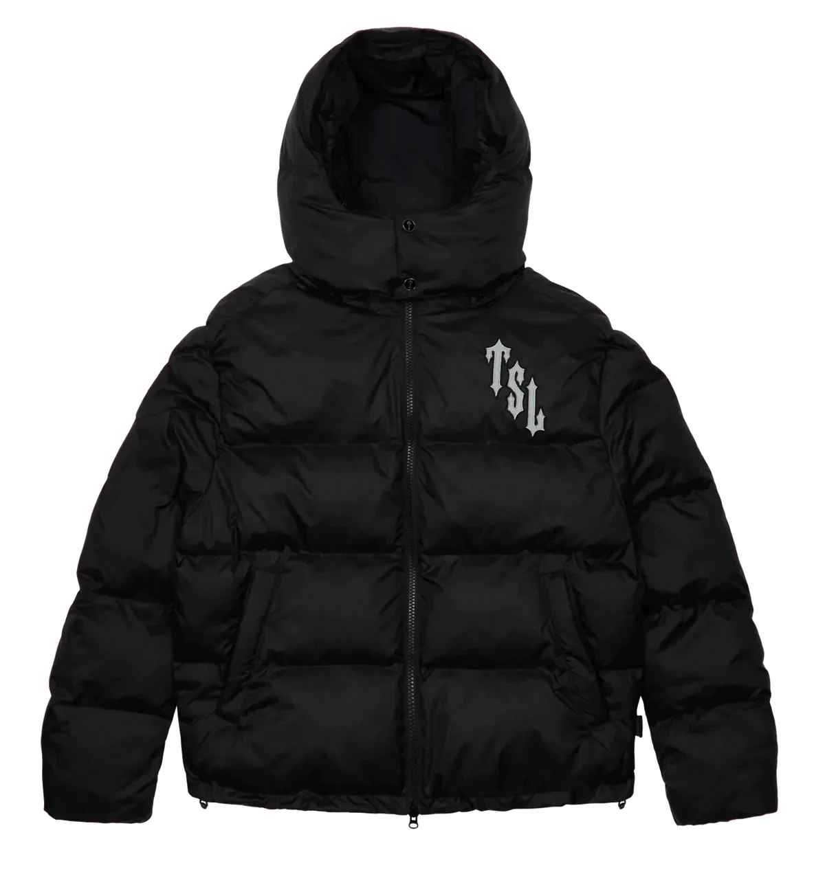 Trapstar Shooters Hooded Puffer - Black / Reflective