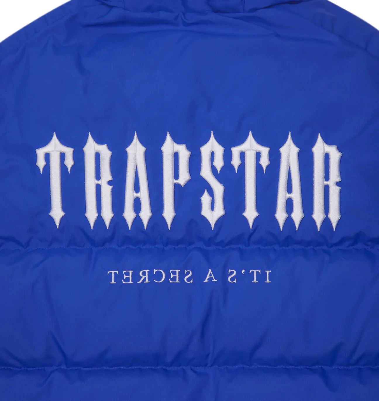 Trapstar Decoded Hooded Puffer 2.0 Jacket - Dazzling Blue