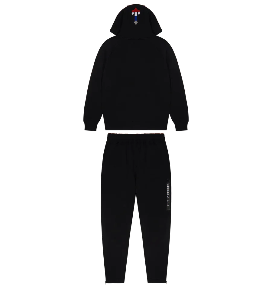 Trapstar Chenille Decoded 2.0 Hooded Tracksuit - Black Revoultion Edition