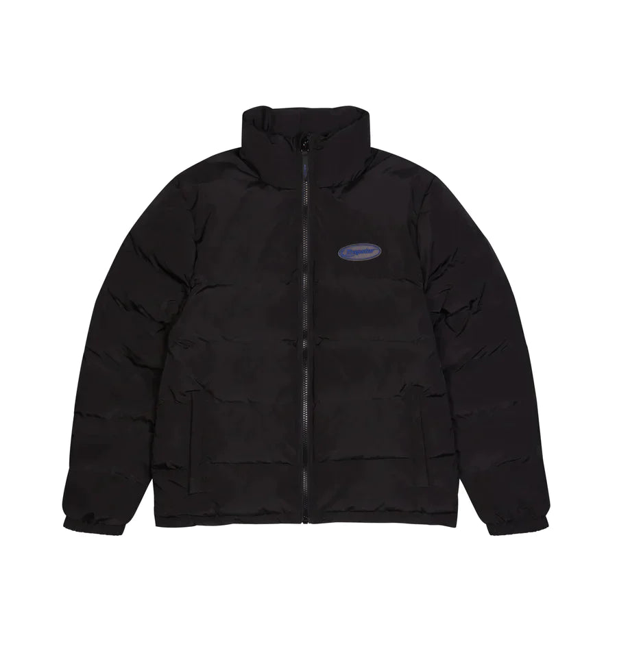 Trapstar Hyperdrive Puffer Jacket (Black/Blue)