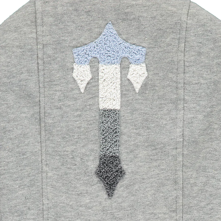 Trapstar Chenille Decoded 2.0 Hooded Tracksuit - Grey/ Ice Blue