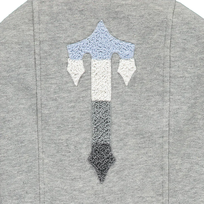 Trapstar Chenille Decoded 2.0 Hooded Tracksuit - Grey/ Ice Blue