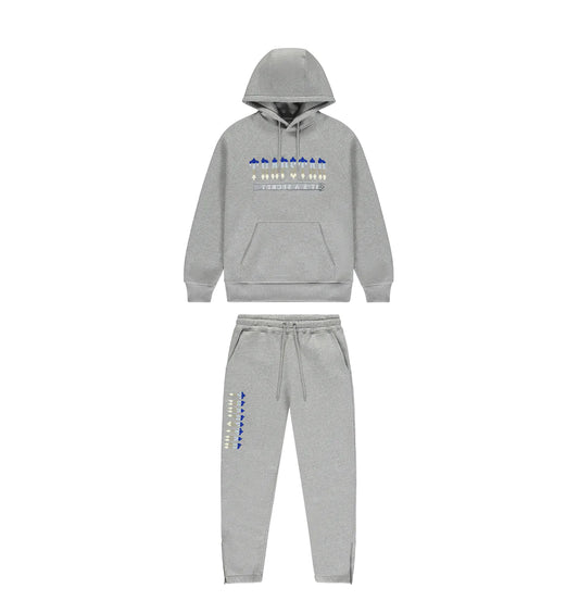 Trapstar Chenille Decoded 2.0 Hooded Tracksuit - Grey Ice Edition